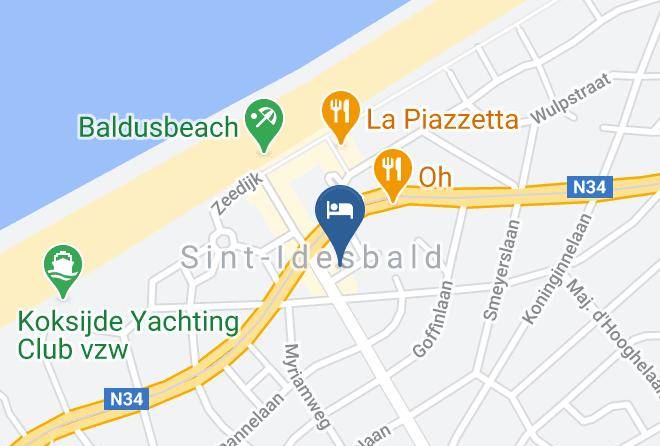 Luxury Suites Koksijde 204 Map