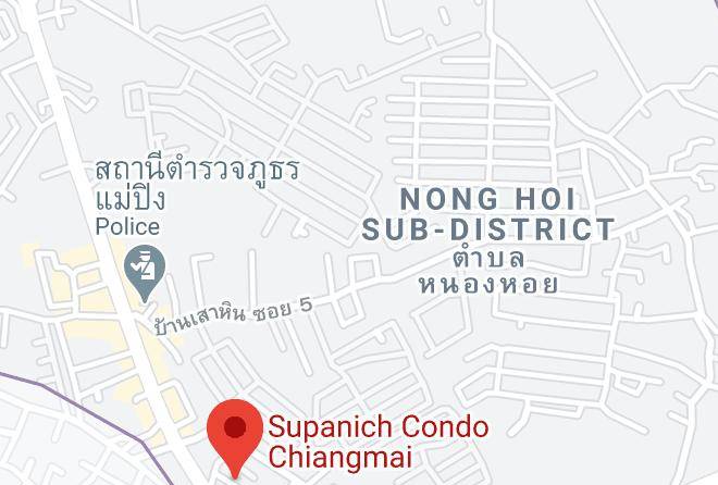 Amphoe Saraphi - Supanich Condo Chiangmai Maps