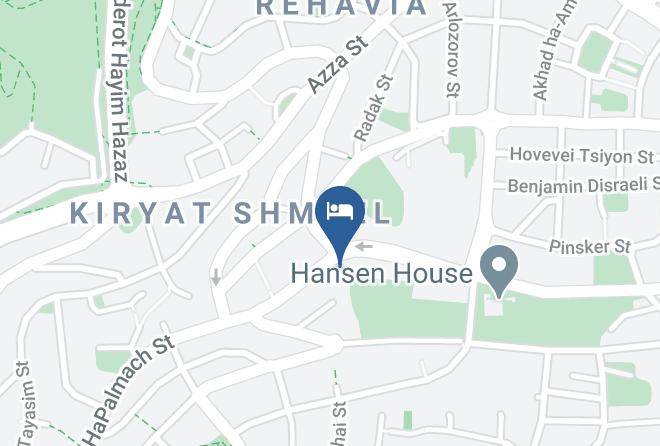 Jerusalem - Luxury Triplex In Jerusalem Center Maps