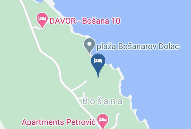 Pag - Luxury Villa Pag With Pool Near Beach Island Of Pag Bosana Maps