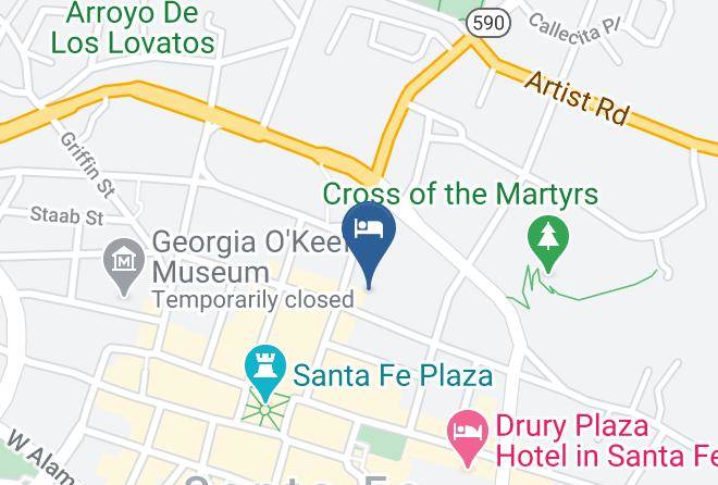 Santa Fe - Luxx Boutique Hotel Maps
