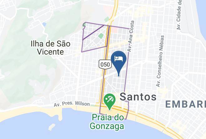 Santos - Luz Anfitrioes Gonzaga Maps
