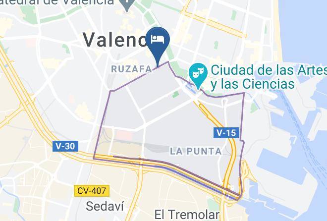 Luz De Valencia Map