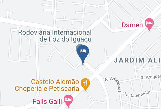 Foz Do Iguacu - Luz Hotel Maps