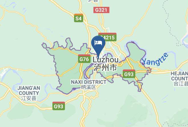 Luzhou - Luzhou Hugo Boutique Hotel Maps