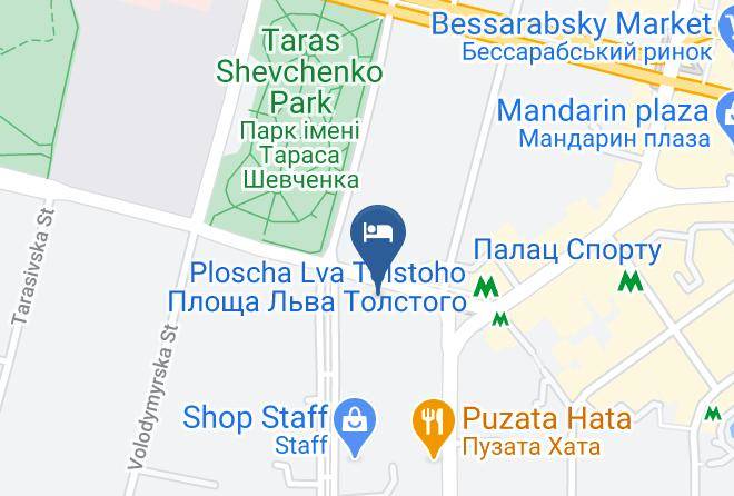 Kyiv - Lva Tolstoho Hostel Maps