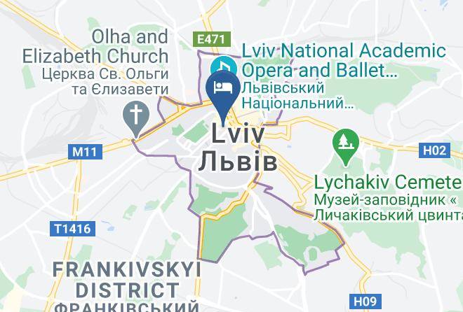 Lviv - Lviv Central Jam Hotel Maps