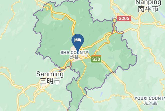 Sanming - Lvyuan Hotel Maps