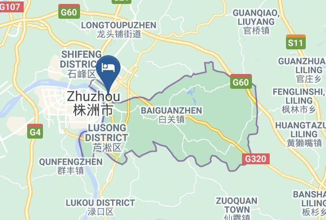 Zhuzhou - Lvyuan Hotel Maps