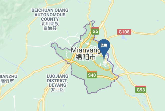 Mianyang - Lvzhou Hotel Mianyang Maps