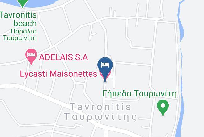 Khania - Lycasti Maisonettes Maps