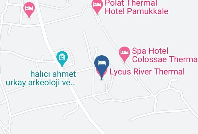 Pamukkale - Lycus River Thermal Hotel Maps