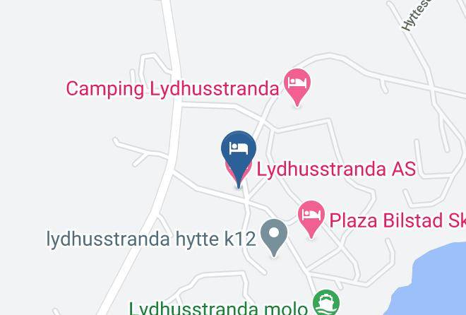Lydhusstranda As Map