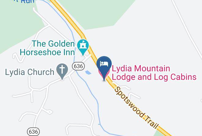 Greene - Lydia Mountain Lodge And Log Cabins Maps