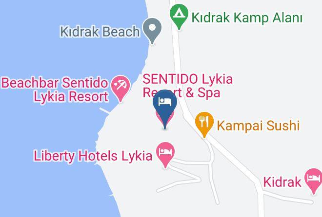 Mugla - Sentido Lykia Resort & Spa Maps