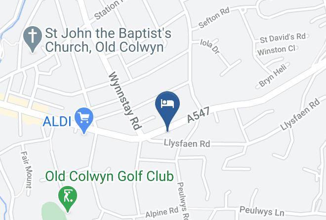 Conwy - Lyndale Hotel Maps