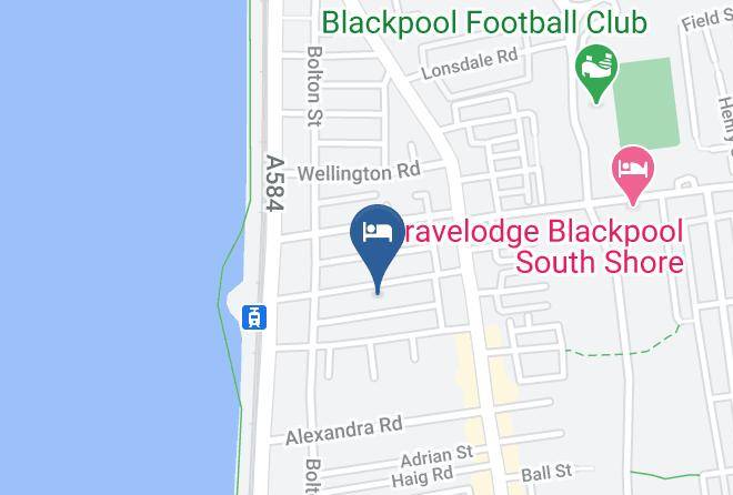 Blackpool - Lyndawn Hotel Maps