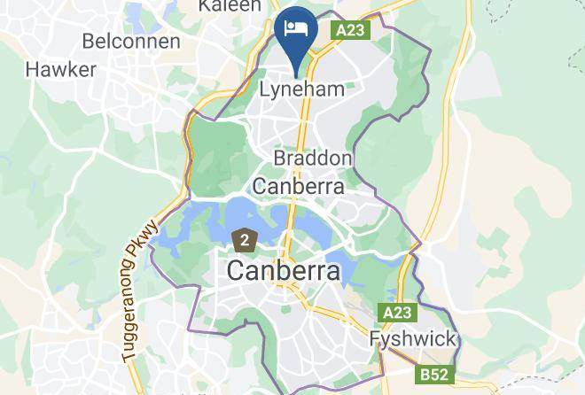 Lyneham - Canberra Lyneham Motor Inn Maps