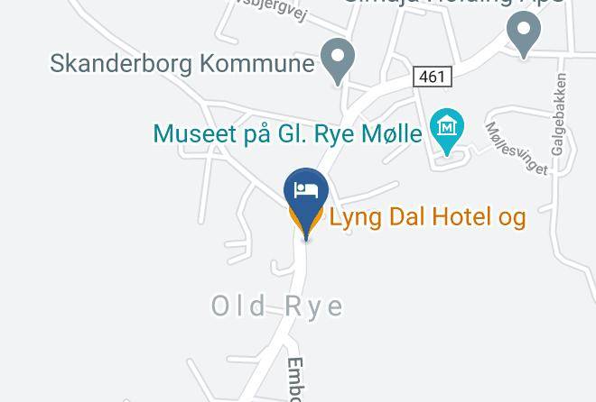 Ry - Lyng Dal Hotel Og Restaurant Maps