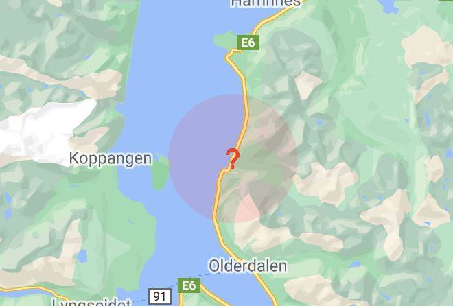 Kafjord - Lyngen Fjordbuer Maps