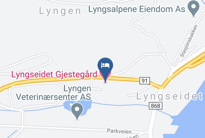 Lyngseidet Gjestegard Map