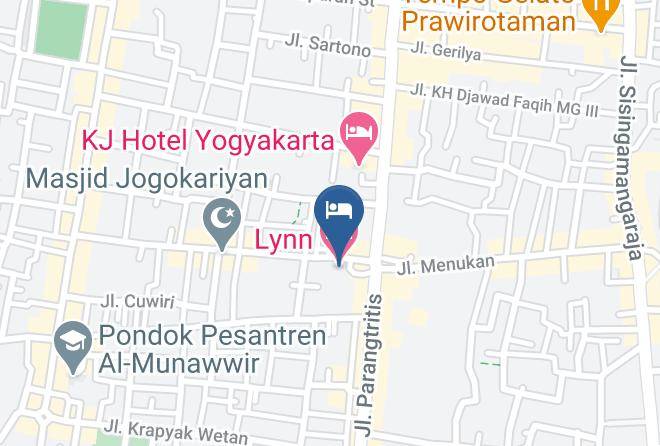 Kota Yogyakarta - Lynn Hotel Maps