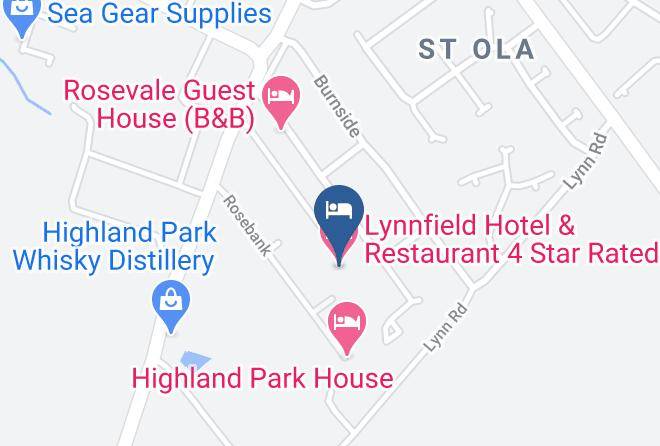 Orkney Islands - Lynnfield Hotel & Restaurant 4 Star Rated Maps