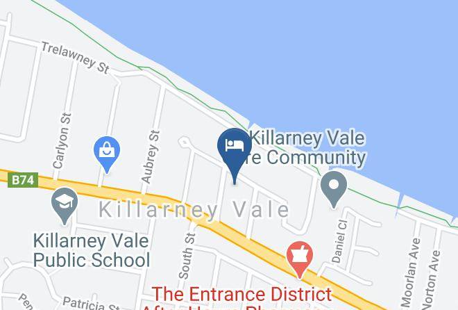 Central Coast - Lyns Lake Bnb Maps