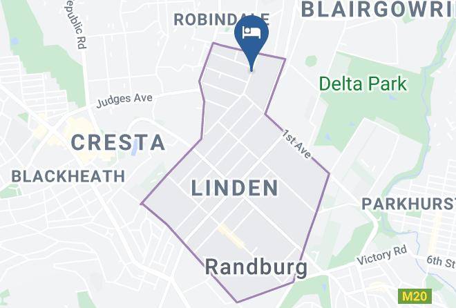 City Of Johannesburg - Lynview Bed And Breakfast Maps