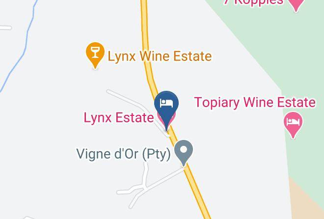 Cape Winelands - Lynx Estate Maps
