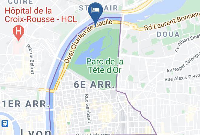 Rhone - Lyon Marriott Hotel Cite Internationale Maps
