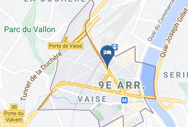 Rhone - Lyon Vaise Gare Valmy Theatre Centre Maps