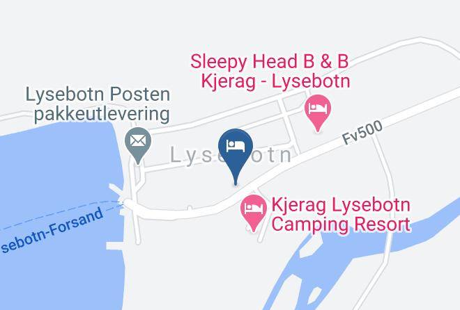 Sandnes - Lysefjorden Tourist Cabin Maps