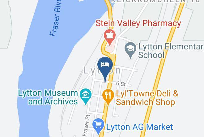 Thompson Nicola - Lytton Hotel Maps