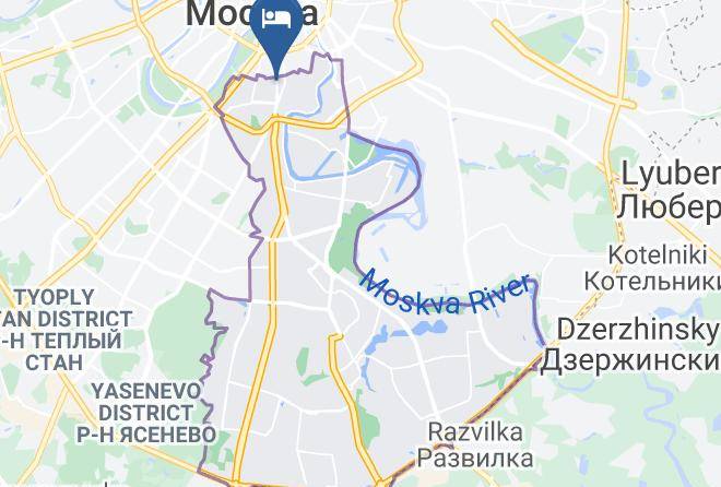 Moscow - Lyusi Otel' Maps