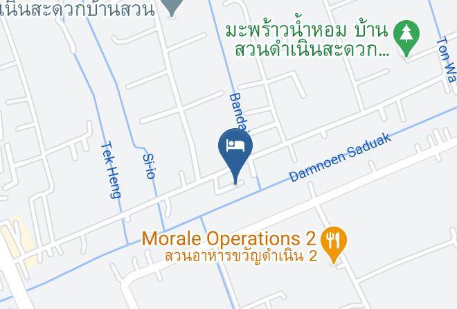 Amphoe Damnoen Saduak - Maa Damnoen B And B Maps