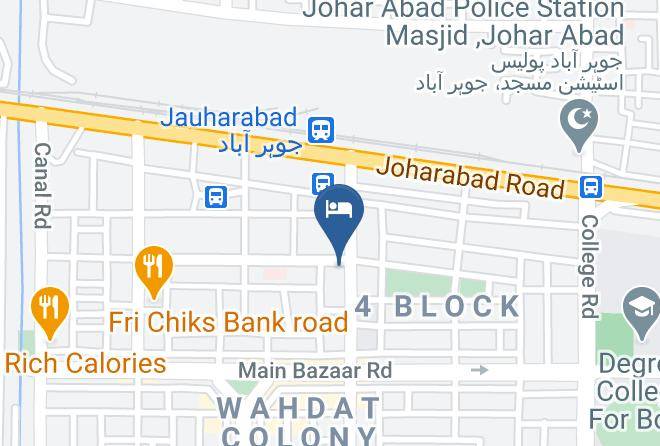 Islamabad - Maalik Hotel & Gulzar Restaurant Maps