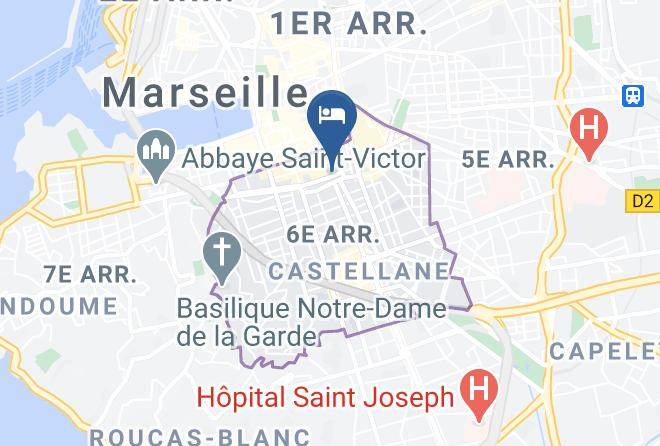 Bouches Du Rhone - Maam Lafon Maps