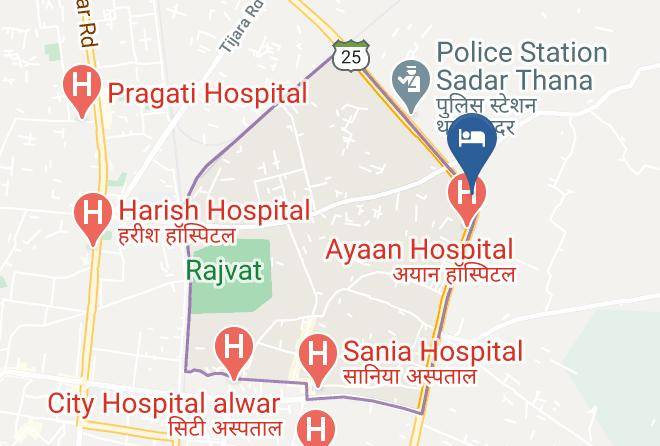 Alwar - Maan Hotel And Restaurant Maps
