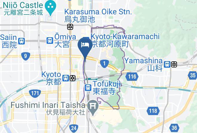 Kyoto City Higashiyama Ward - Maana Kamo Maps