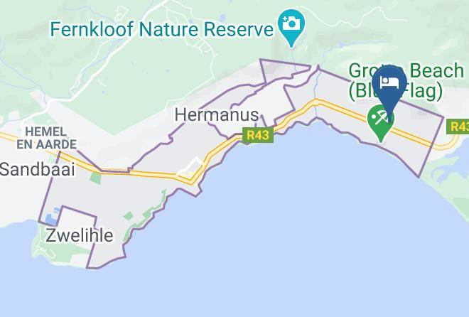 Overberg - Maanskynhuis Holiday Home Maps