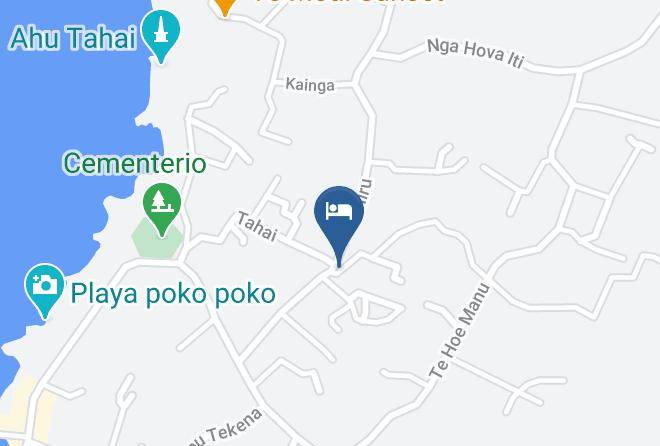 Easter Island - Maara Reka Cabanas Maps