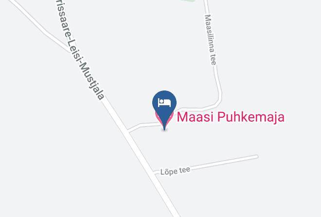 Saaremaa Vald - Maasi Puhkemaja Maps