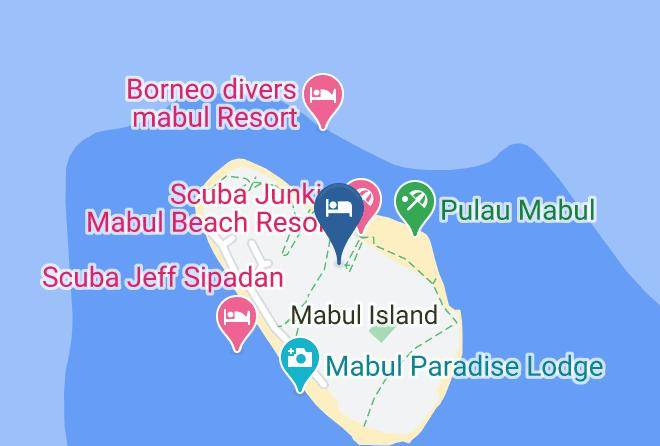 Bahagian Tawau - Mabul Beach Resort Maps