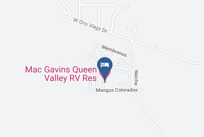 Pinal - Mac Gavins Queen Valley Rv Res Maps