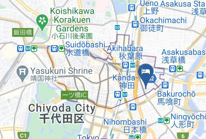 Chiyoda Ward - Mac Stay Inn Maps