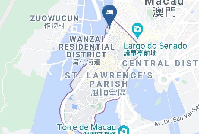 Macau - Macau Masters Hotel Maps