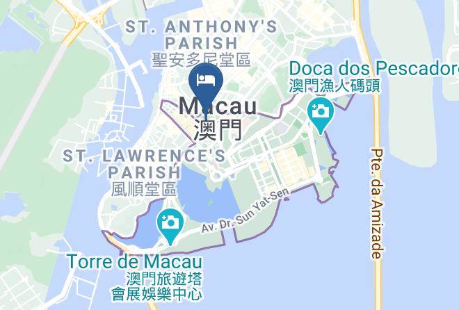 Macau - Macau Zhenxing Hotel Maps
