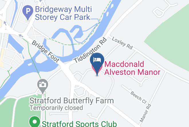 Macdonald Alveston Manor Hotel Map