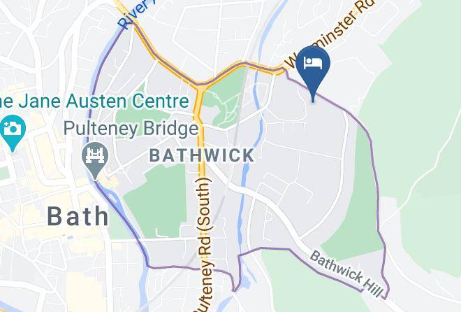 Bath Spa Hotel Map